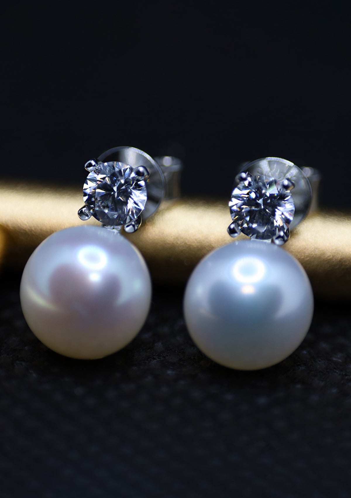 CLASSIC FRESHWATER PEARL S925 EARRINGS